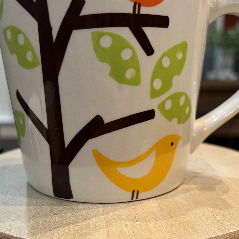 Pier 1 Hand Painted Stoneware Mug